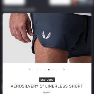 ASRV Navy Athletic Shorts